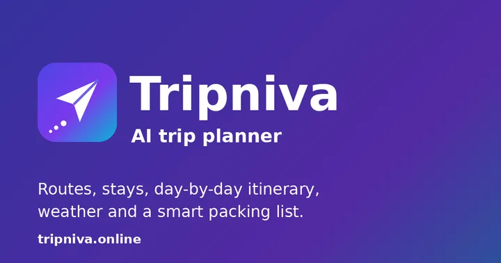 Tripniva: Free AI trip planner